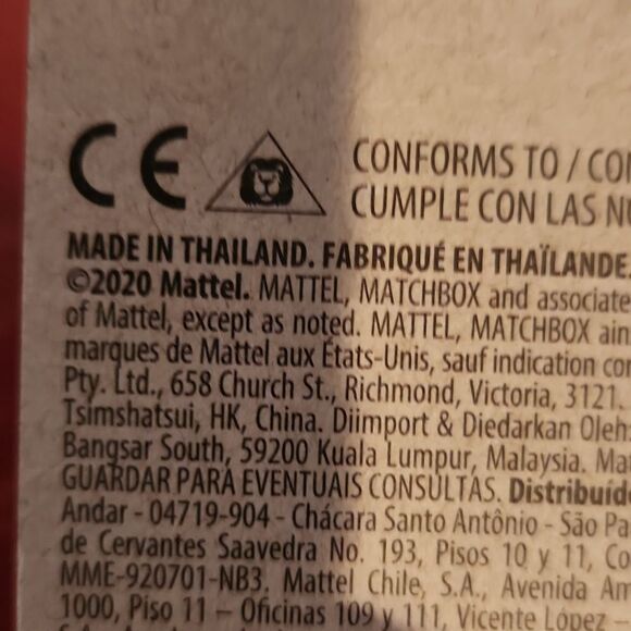 1962 Volkswagon Beetle Taxi Matchbox Car 2020 NIP - Picture 8 of 8